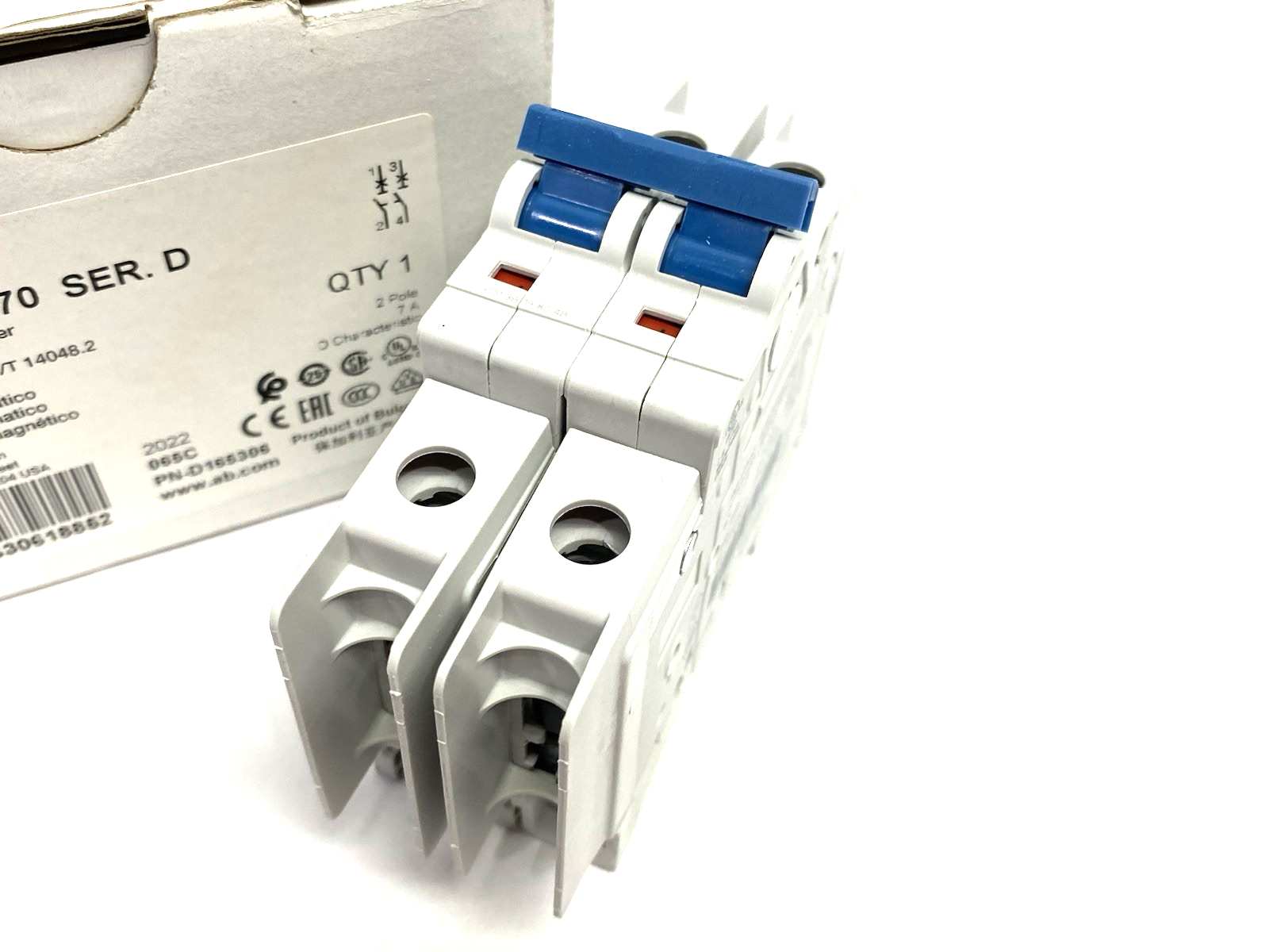 1489-M2D070 | Allen Bradley Ser. D Circuit Breaker 2-Pole 7A - New Other - Maverick Industrial Sales