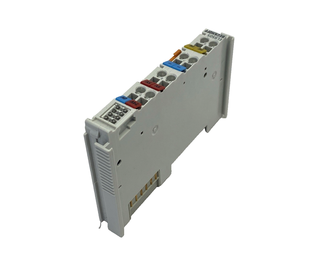 Beckhoff EL9505 EtherCAT Terminal, Power Supply, 5VDC 0.5A - Maverick Industrial Sales