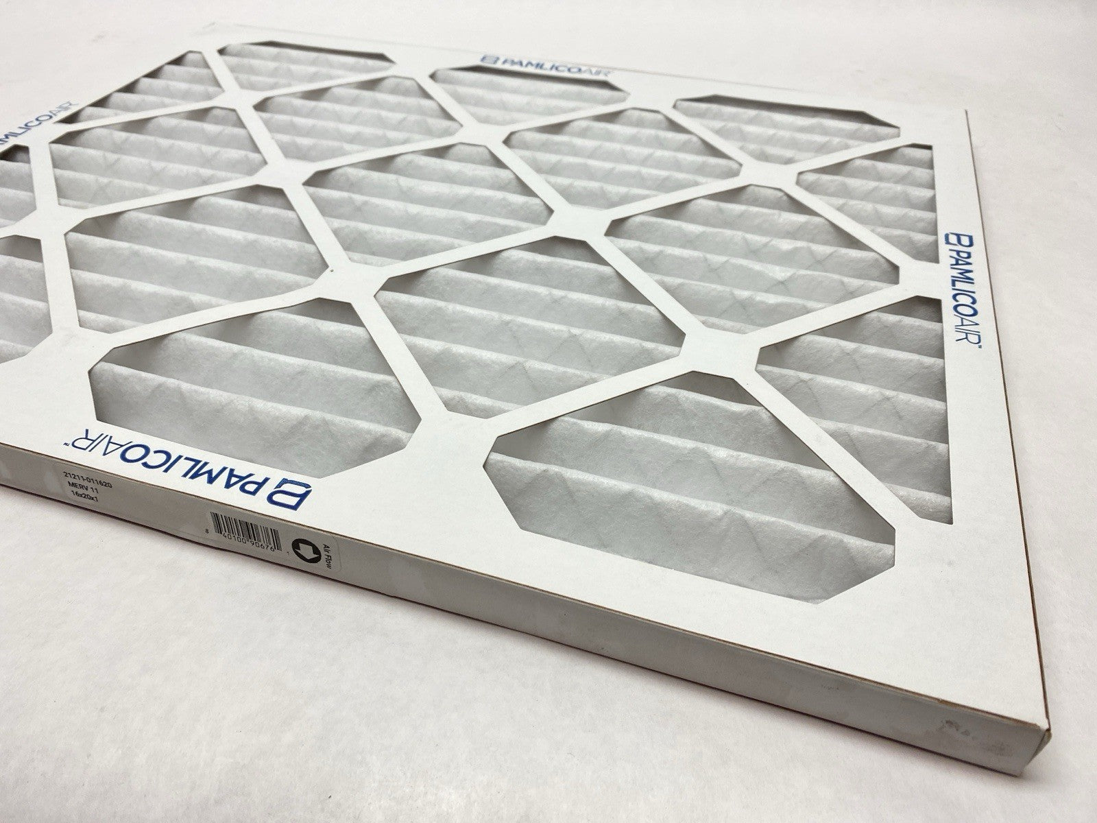 Pamlico Air 21211-011620 Fiberglass Air Filter MERV 11 16 x 20 x 1" LOT OF 8 - Maverick Industrial Sales