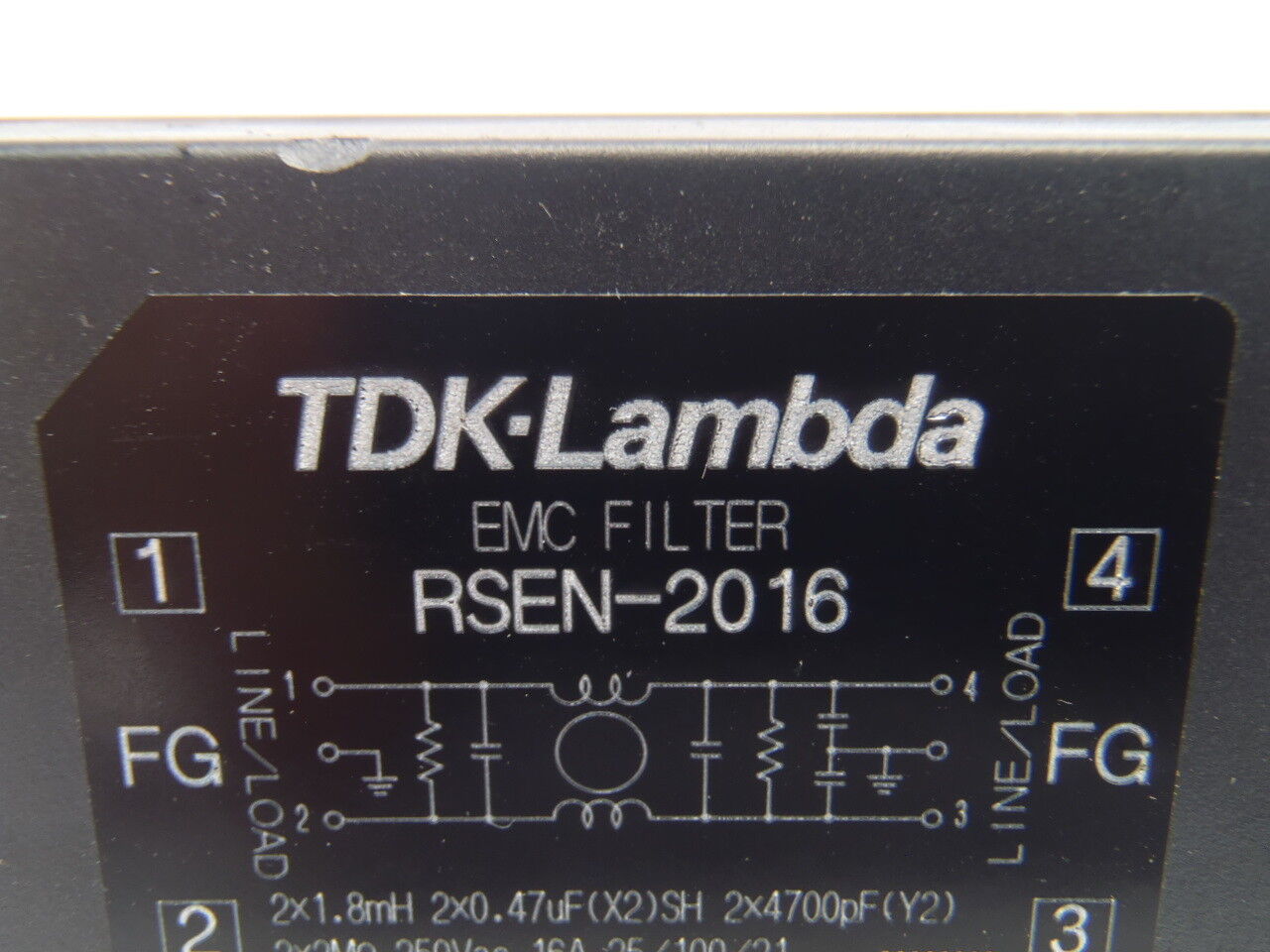 TDK-Lambda RSEN-2016 EMC Filter 16A 240VAC - Maverick Industrial Sales