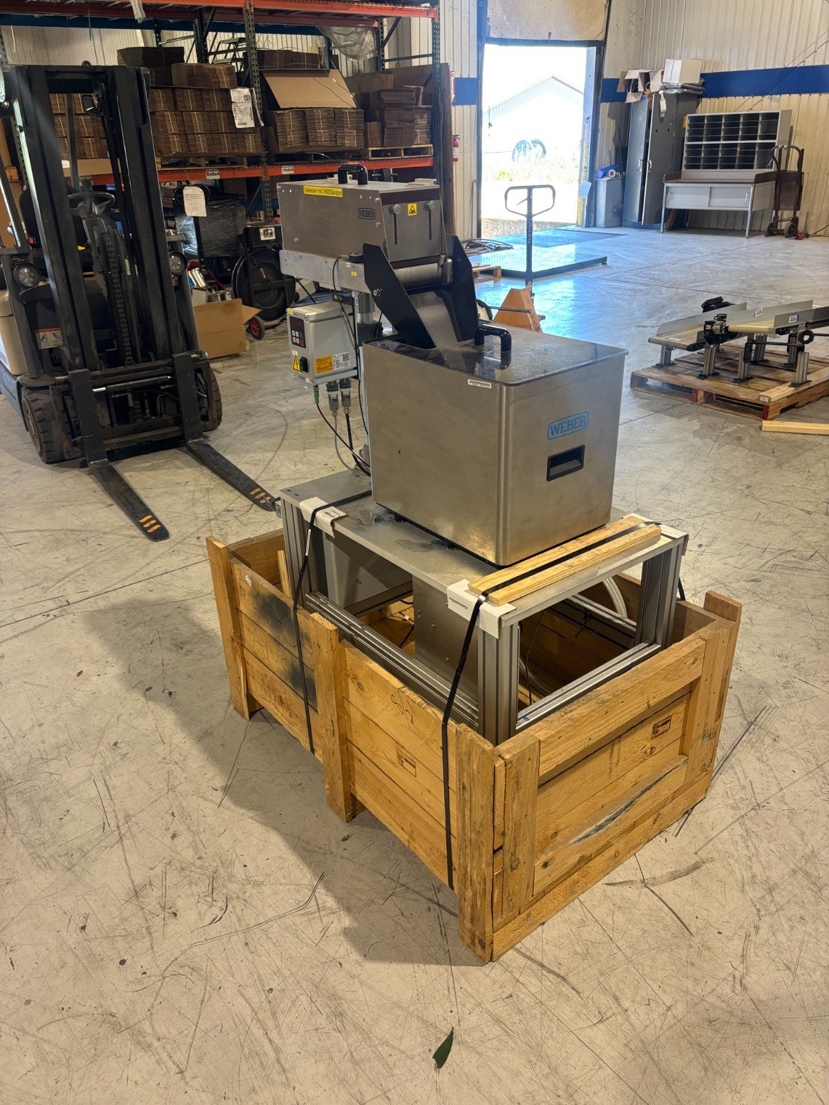 Weber ZEL240 Vibratory Screw Feeder System MFS168 SOR 3, C30S Controller - Maverick Industrial Sales