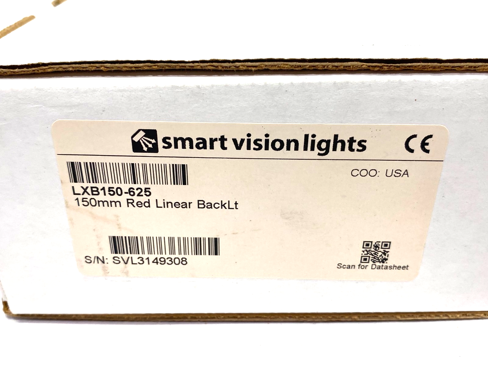 LXB150-625 | Smart Vision Lights Linear Bar Backlight Red 150mm - New – Open box - Maverick Industrial Sales