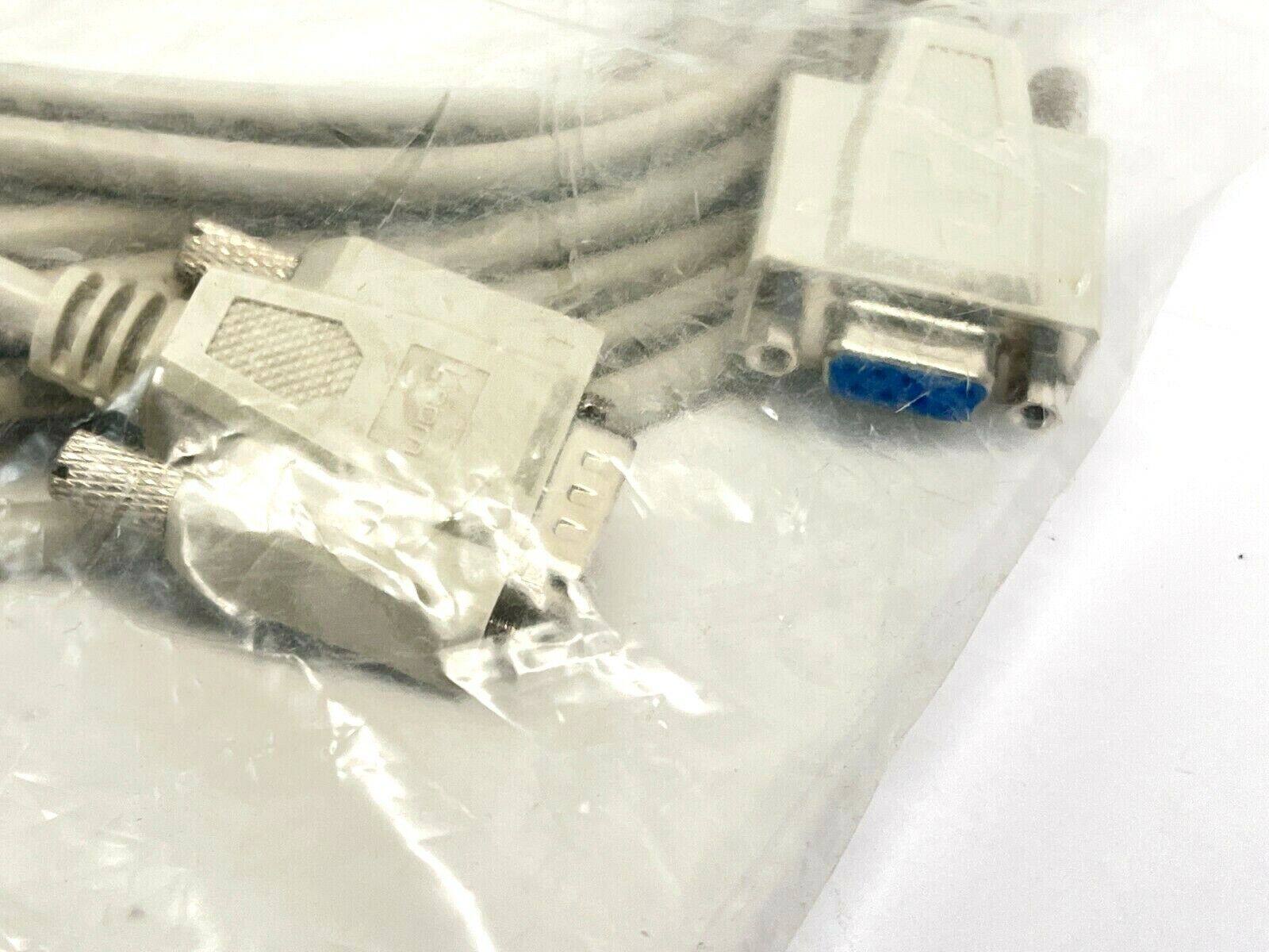 L-Com CSMN9MF-25 Deluxe Molded D-Sub Cable DB9 Male / Female 25ft - Maverick Industrial Sales