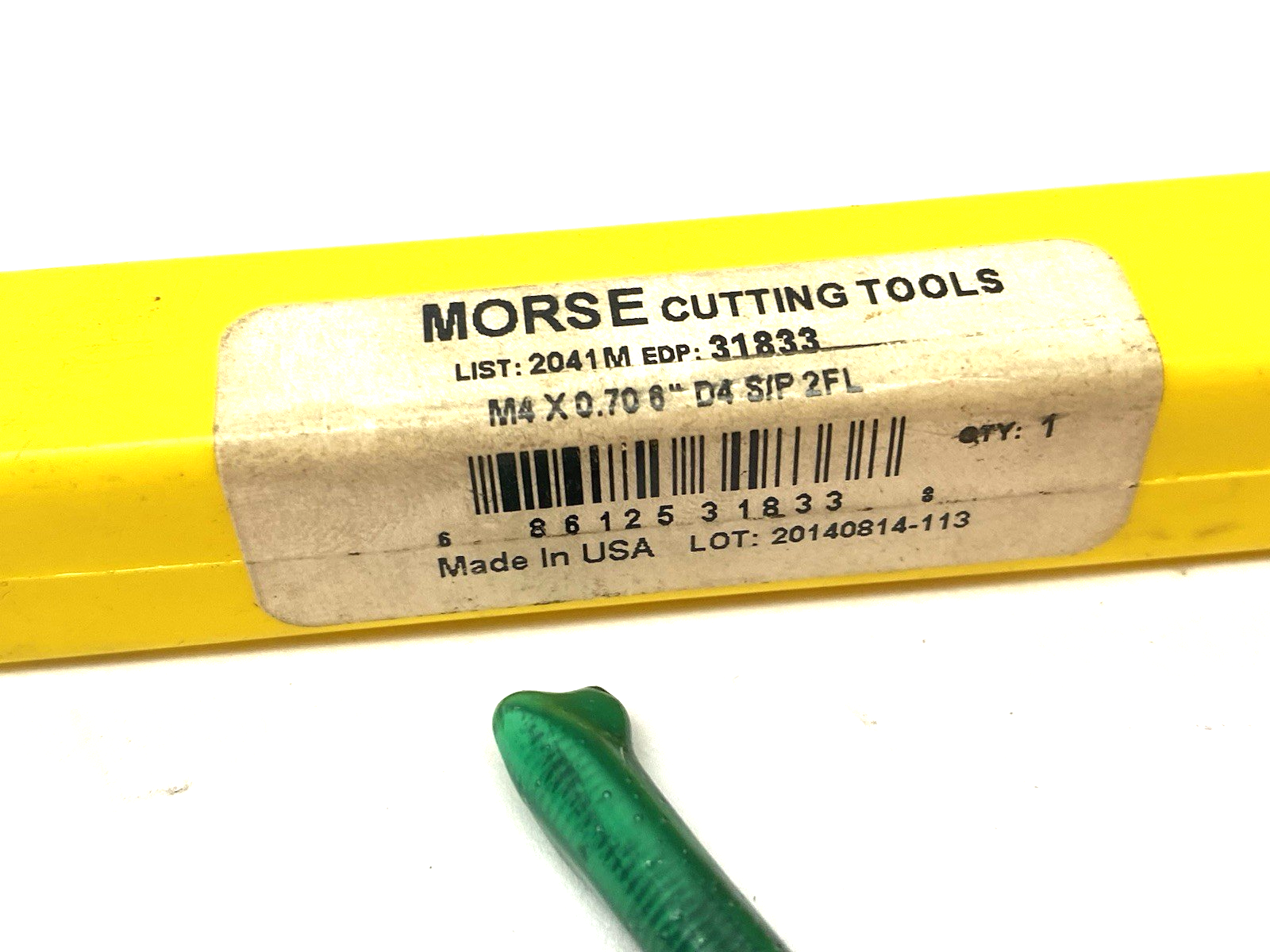 Morse Cutting Tools 31833 Extension Tap 2041M M4 × 0.70 6″ D4 MT7431833 - Maverick Industrial Sales