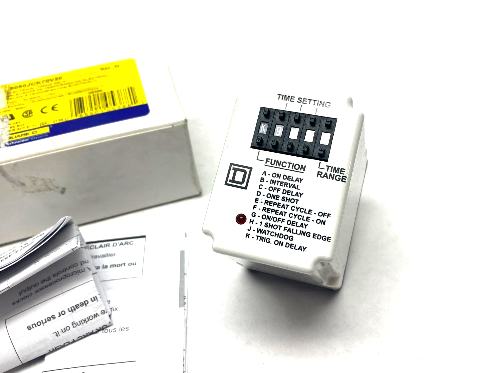 Schneider Electric, Square D 9050JCK70V20 Multi-Function Timing Relay Ser. H - Maverick Industrial Sales