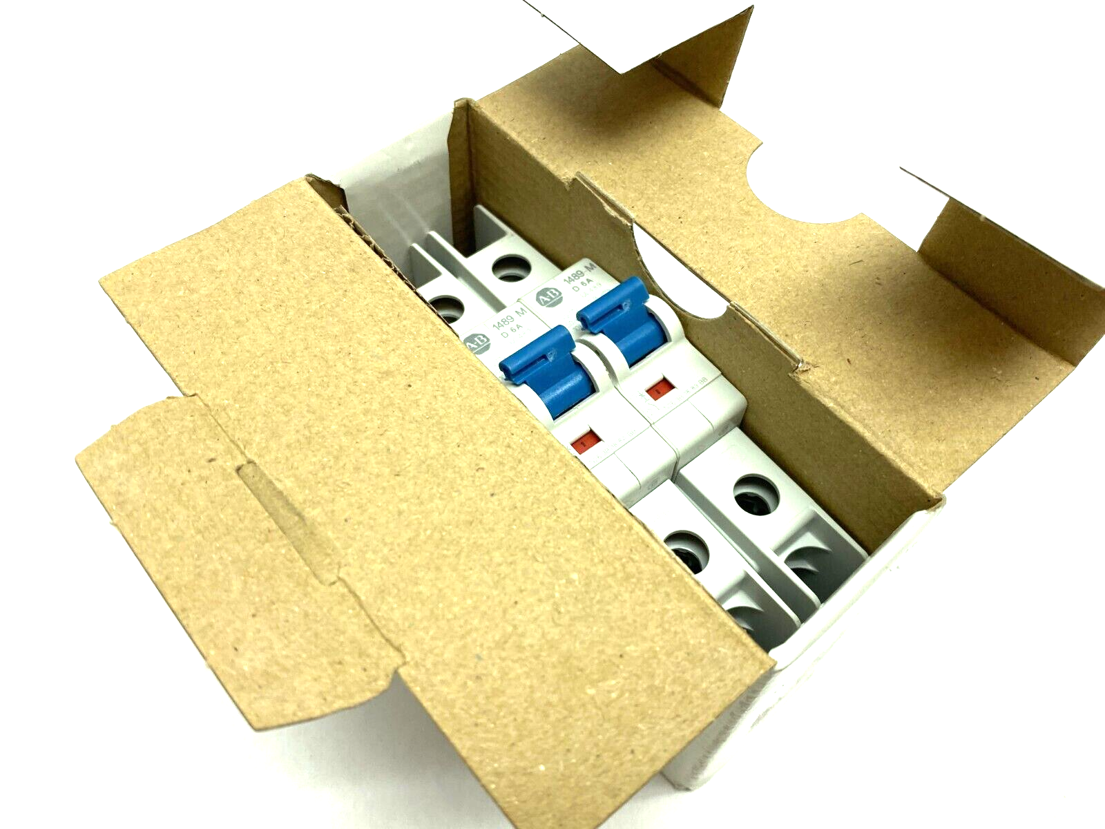 Allen Bradley 1489-M1D060 Ser. D Circuit Breaker 1-Pole 6A BOX OF 2 - Maverick Industrial Sales