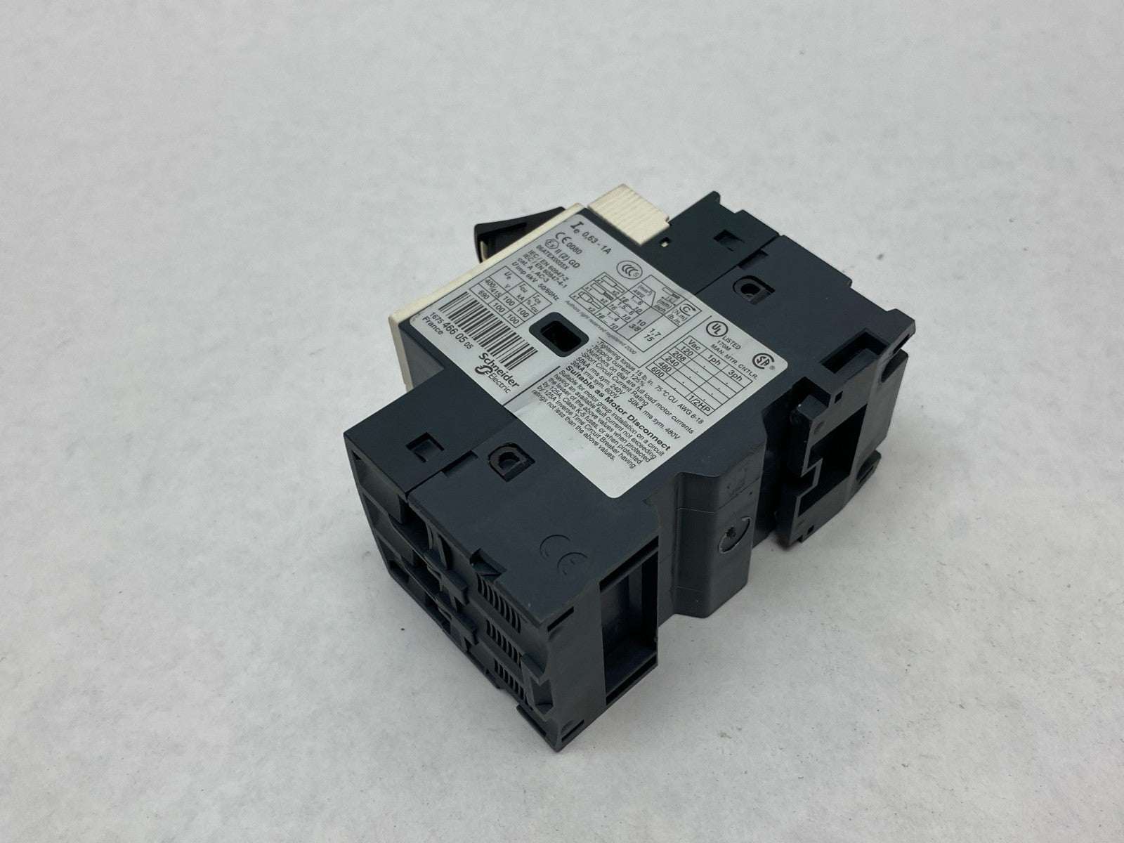 Schneider Electric Telemecanique GV2ME05 TeSys Deca Manual Starter and Protector - Maverick Industrial Sales
