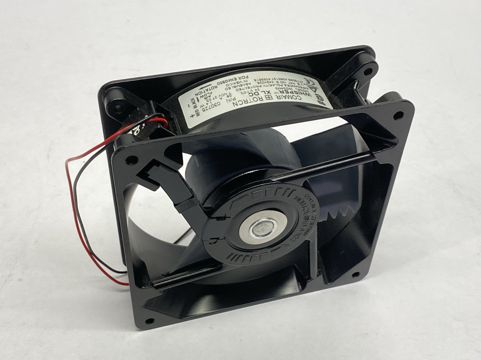 030725 | Comair Rotron Whisper XL DC Fan 0.6A 24V 1.4W WD24M3 - Used - Maverick Industrial Sales