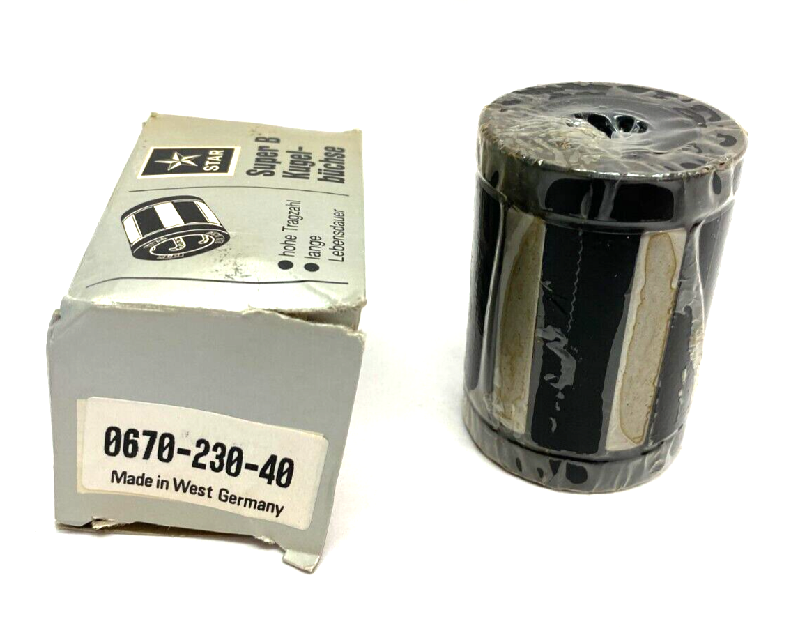 Star Bosch Rexroth 0670-230-40 Super B Linear Ball Bearing Bushing - Maverick Industrial Sales
