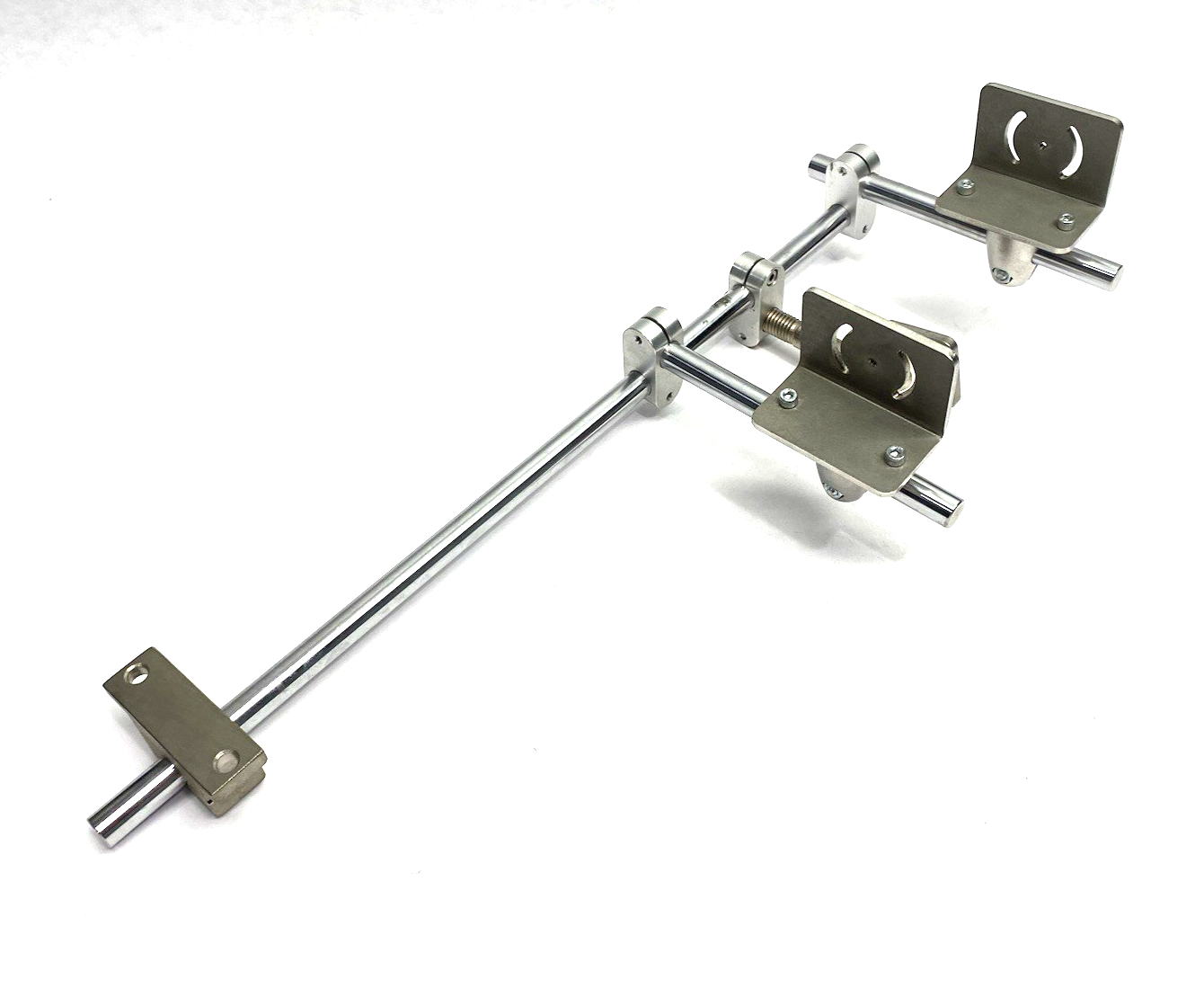 None | Adjustable Sensor Mounting Bracket Assembly 16" Height, 5" Arm Length - Used - Maverick Industrial Sales
