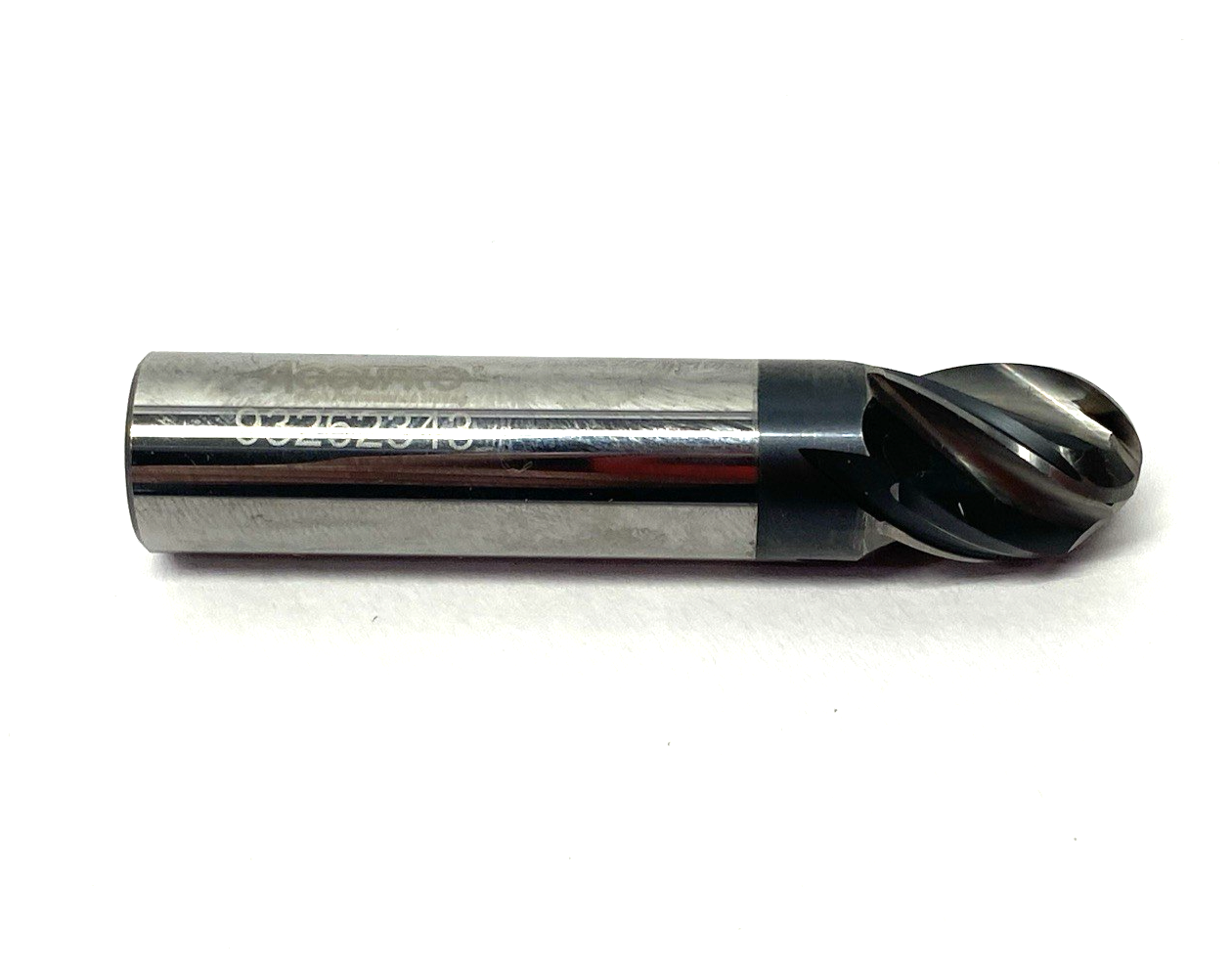 93262343 | Accupro Ball End Mill: 1/2" Dia, 5/8" LOC, 4 Flute, Solid Carbide - Used - Maverick Industrial Sales