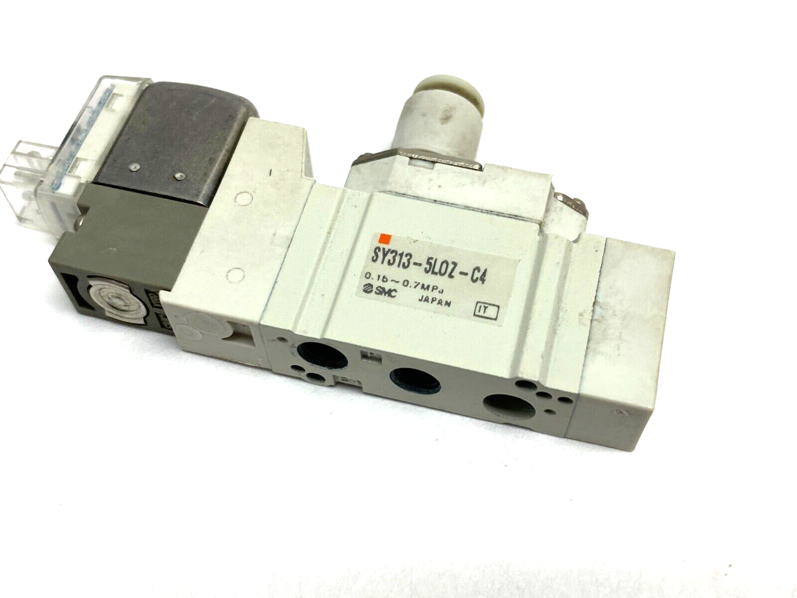 SMC SY313-5LOZ-C4 Body Ported Solenoid Valve 3-Port - Maverick Industrial Sales