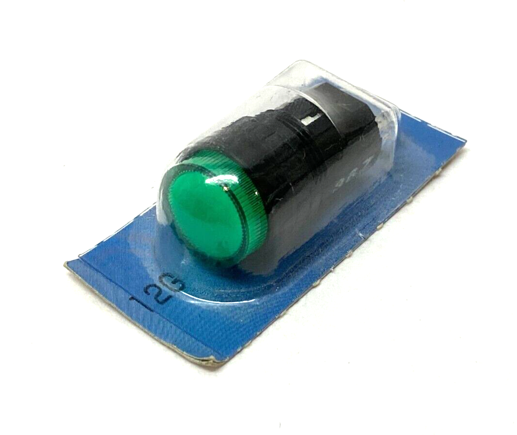 Idec AP6M Panel Mount LED Pilot Light GREEN 2-Pole 12VDC - Maverick Industrial Sales