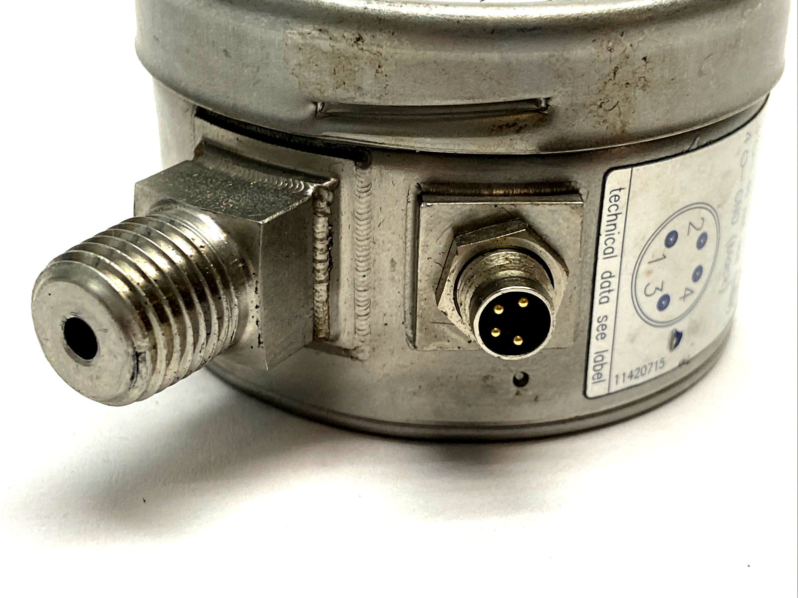 Wika PGT23.063 Bourdon Tube Pressure Gauge w/ Output Signal - Maverick Industrial Sales