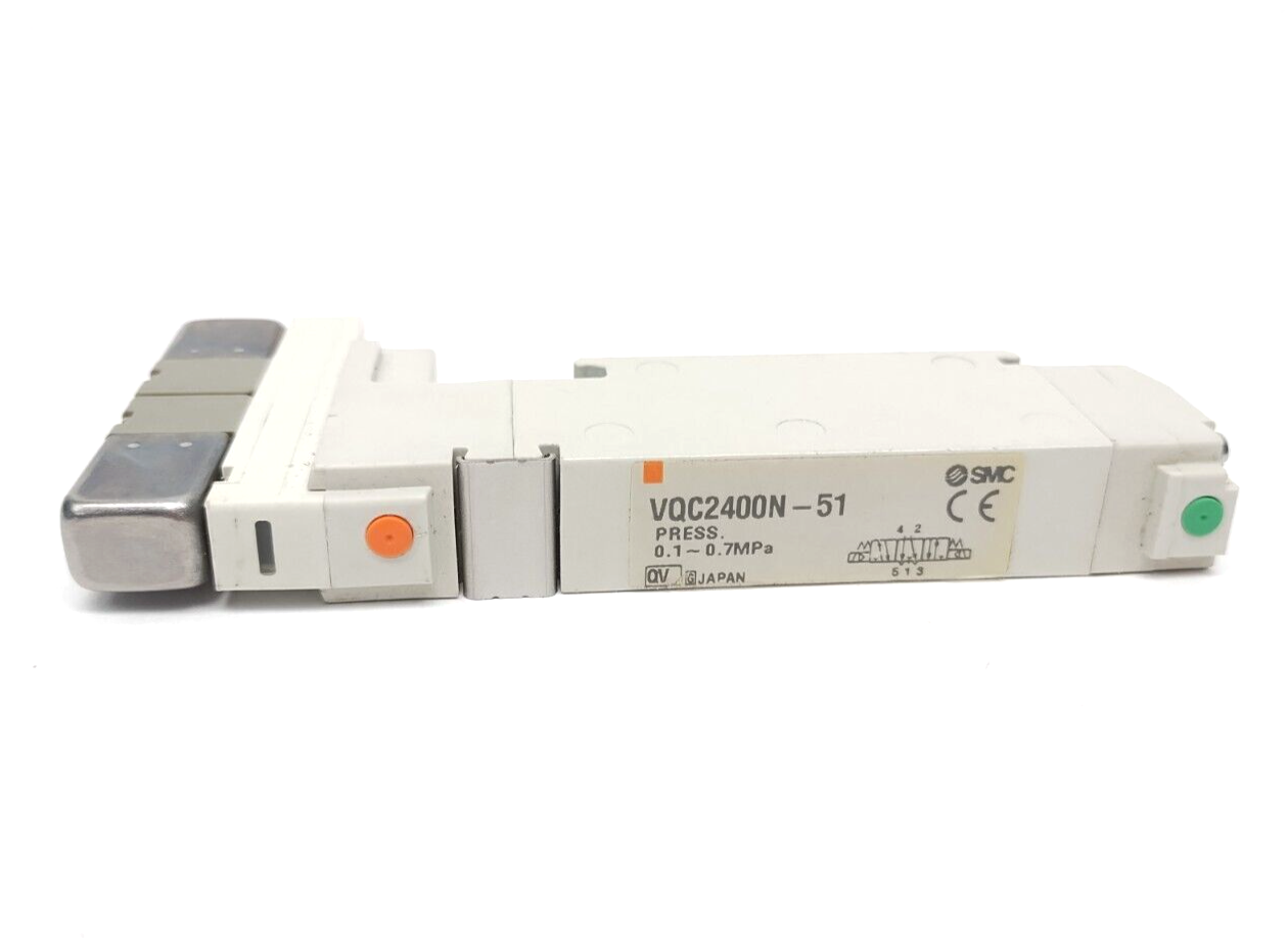 SMC VQC2400N-51 5-Port 3-Position Double Solenoid Valve 24VDC - Maverick Industrial Sales