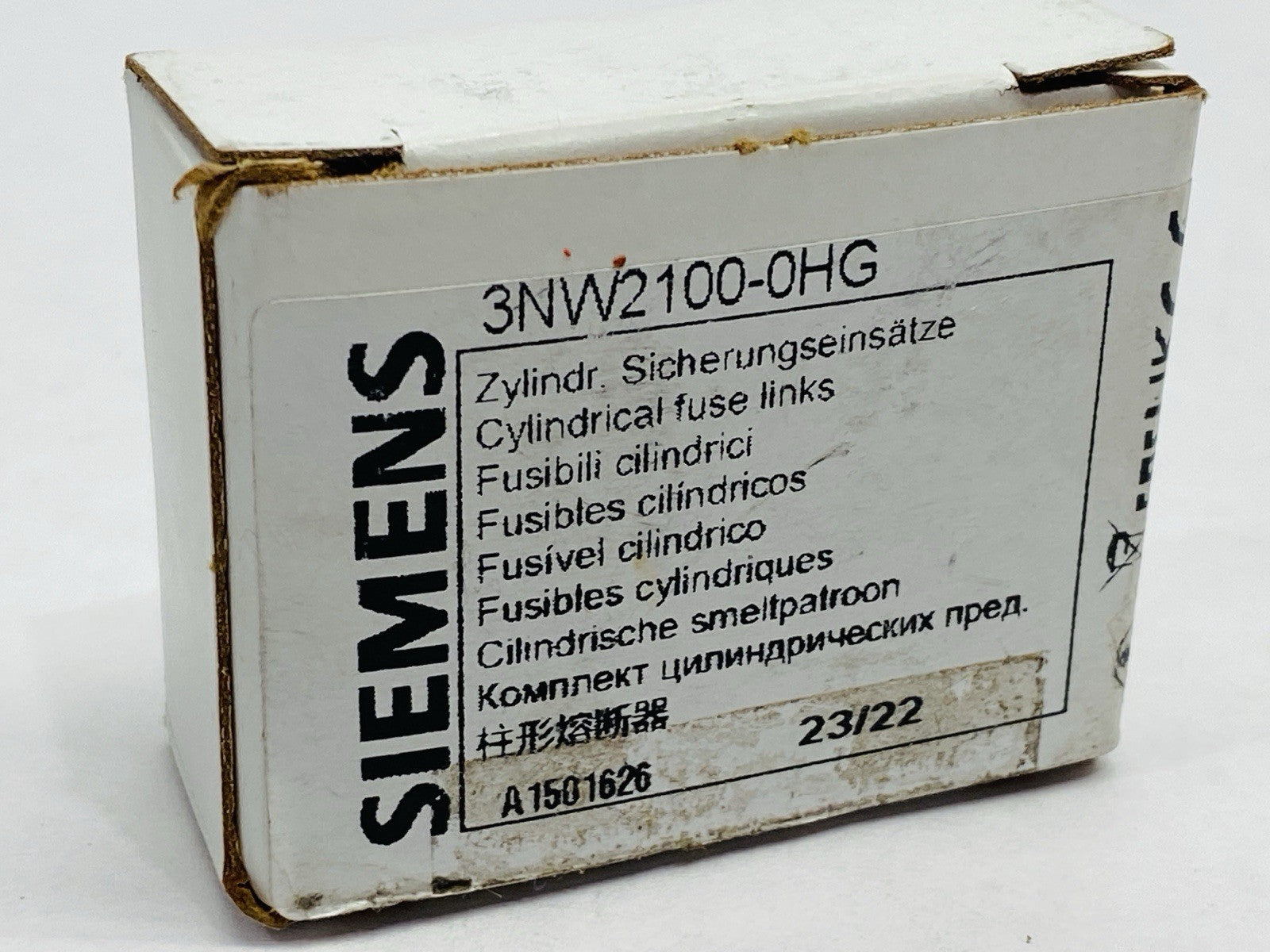 Siemens 3NW2100-0HG Cylindrical Fuse Link Class CC 10A 600V LOT OF 10 - Maverick Industrial Sales
