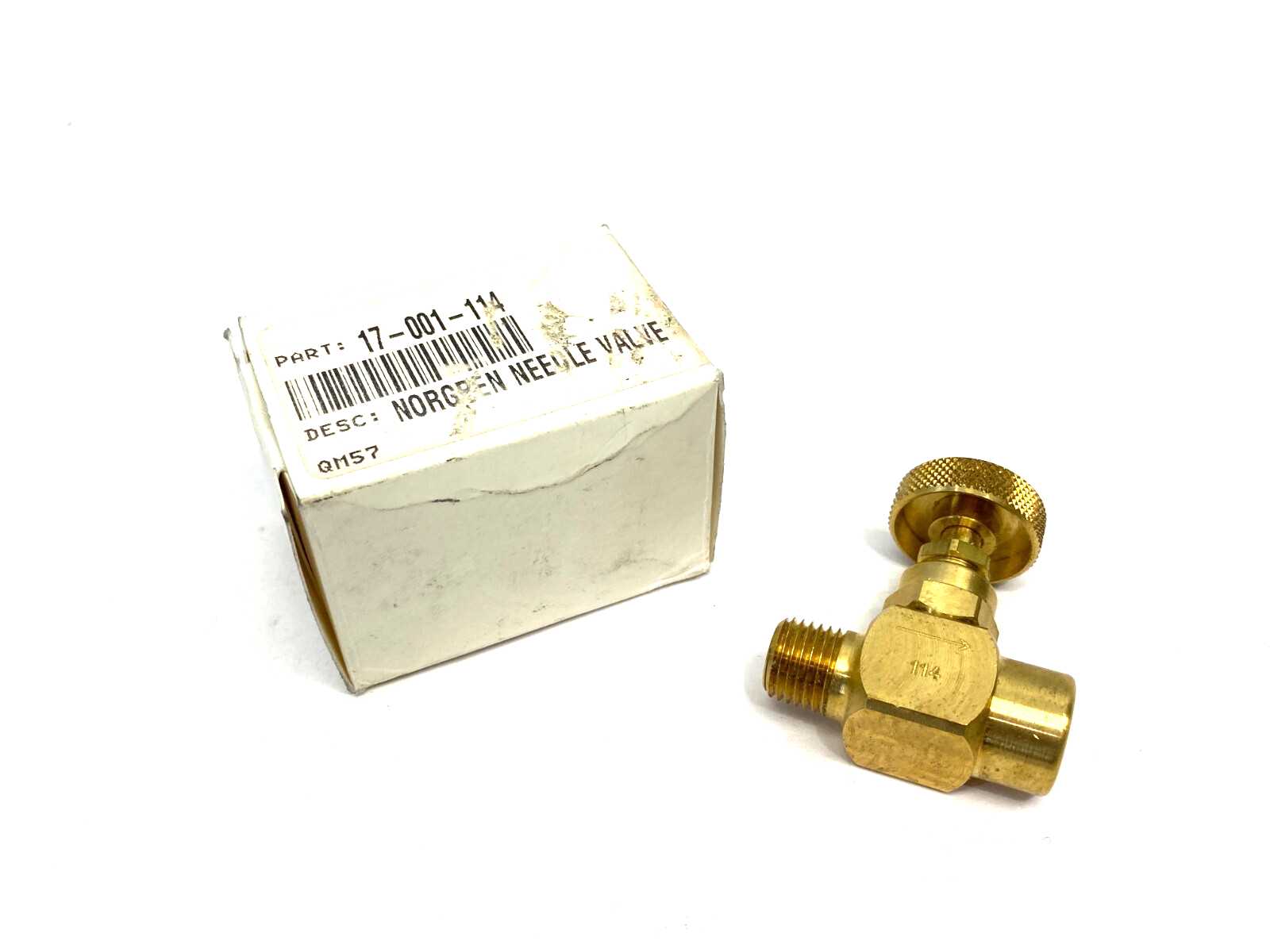 Norgren 17-001-114 Brass Needle Valve - Maverick Industrial Sales