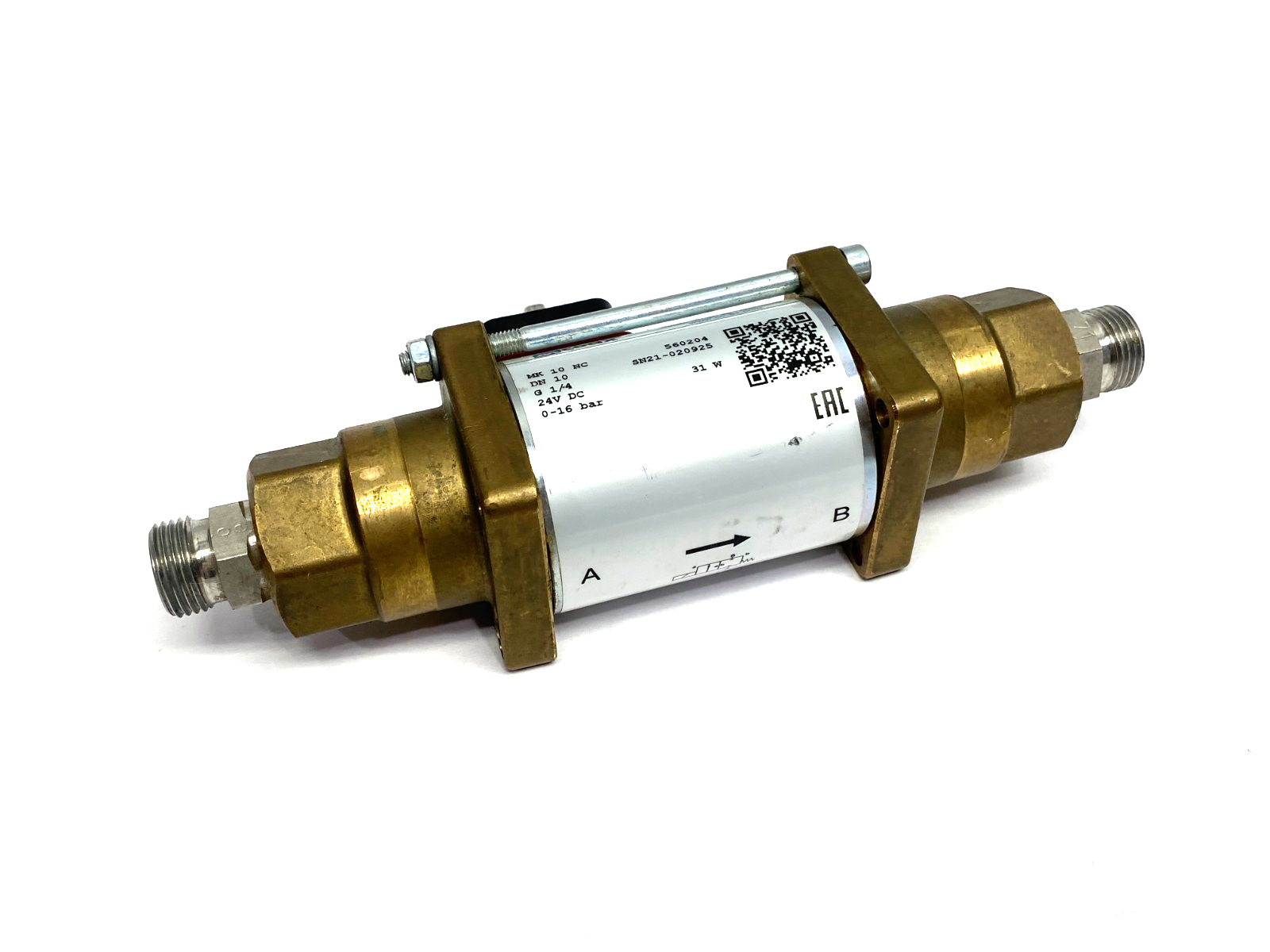 560204 | Coax Direct Acting Coaxial Valve 2/2-Way MK-10-NC-DN10-G1/4-24VDC - Used - Maverick Industrial Sales