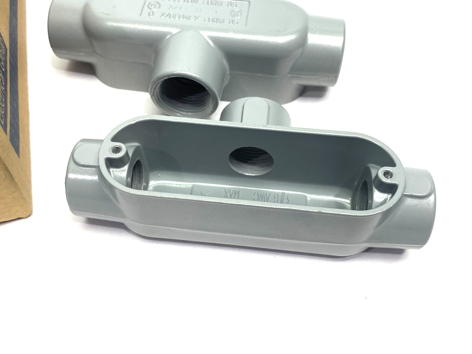EGS Appleton T75-A Form 85 Aluminum Conduit Body 3/4" for Rigid and IMC BOX OF 3 - New – Open box - Maverick Industrial Sales
