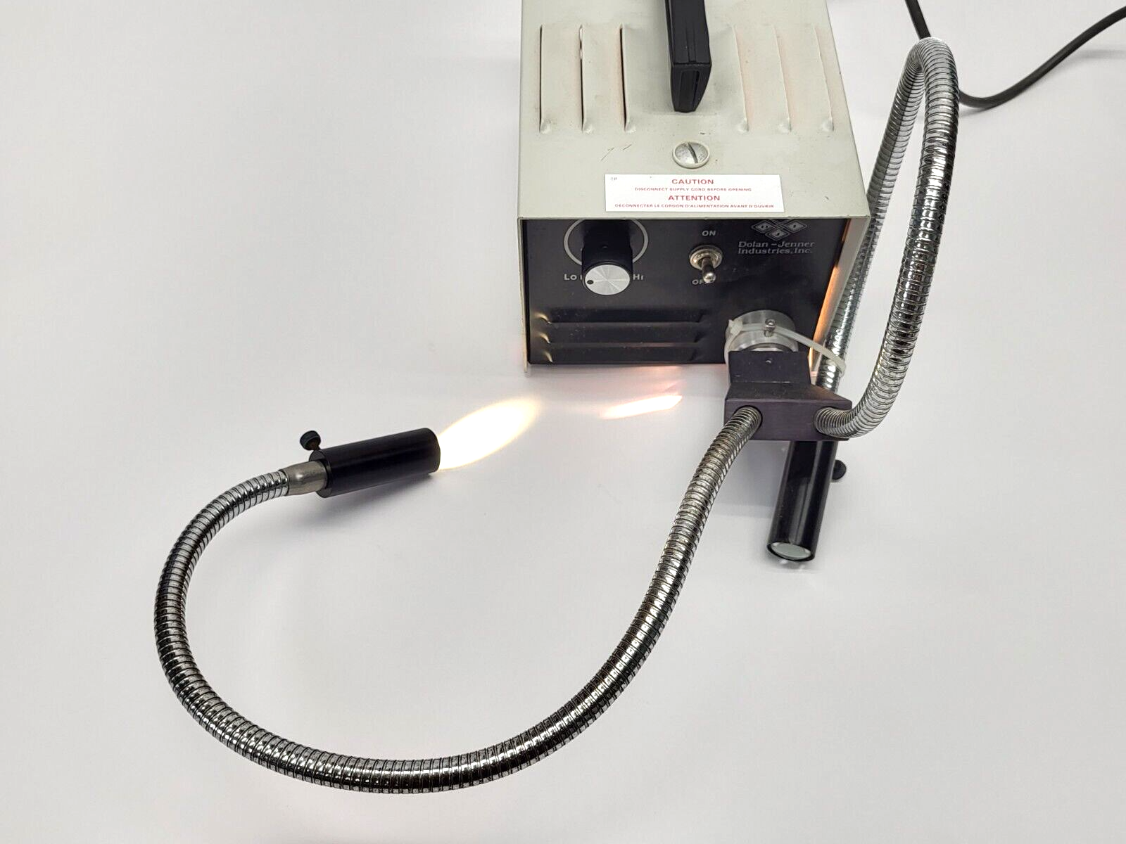 Dolan-Jenner 180 Fiber-Lite High Intensity Illuminator ONE LIGHT NOT WORKING - Maverick Industrial Sales