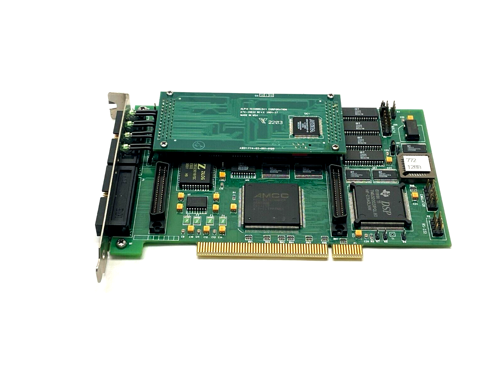 Alphi Technology PCI-IPC Dual Industry Pack Carrier Module w/ ATC-CIO32 Counter - Maverick Industrial Sales