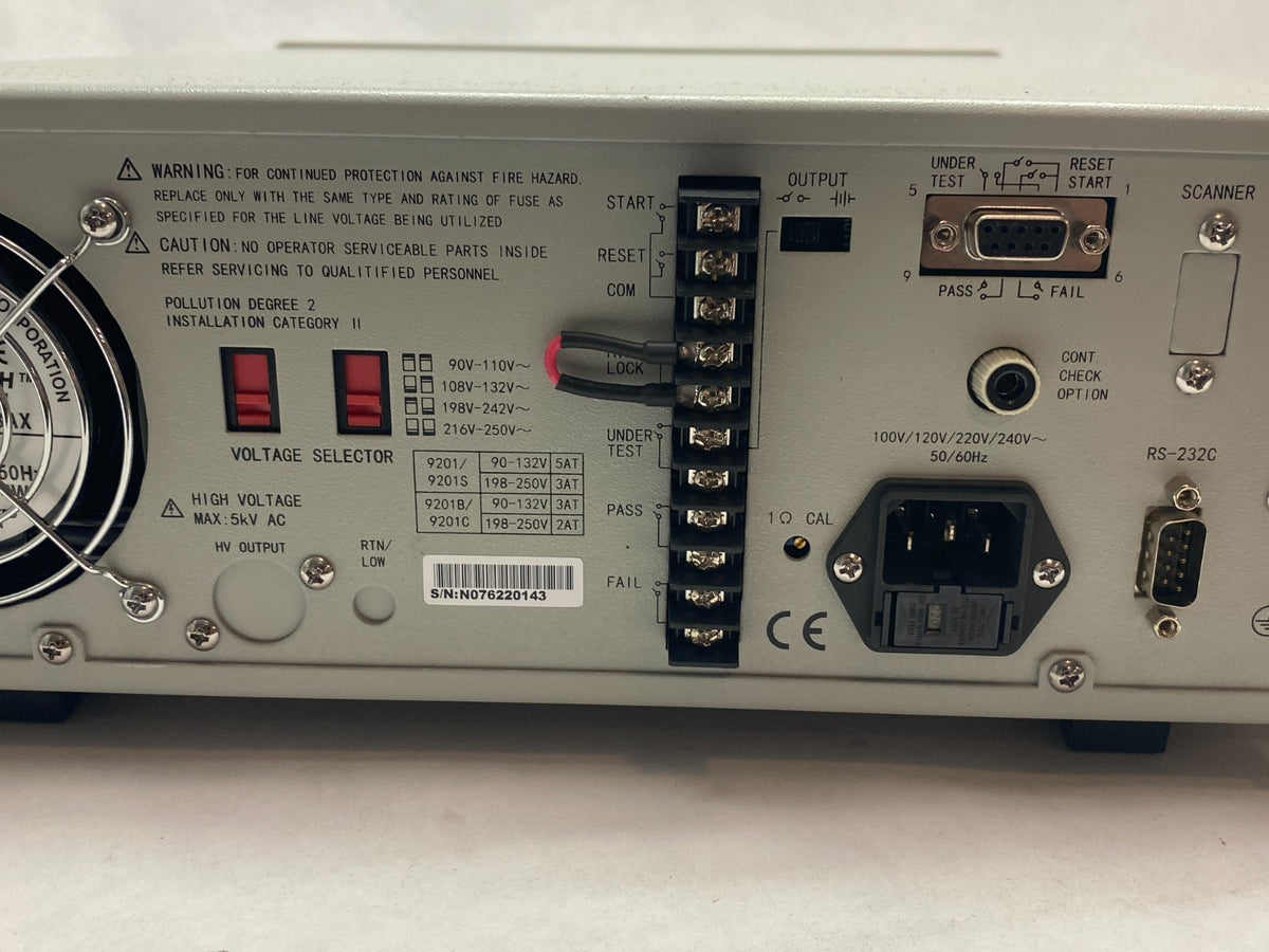 ST9201B | Sourcetronic High Voltage Tester 5000VAC/6000VDC - New – Open box - Maverick Industrial Sales