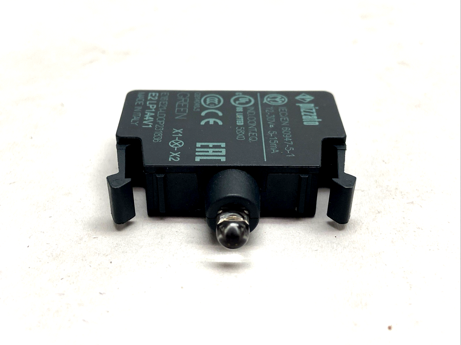 Pizzato E2 LP1A4V1 LED Unit Green 12-30VAC/DC 5-15mA - Maverick Industrial Sales
