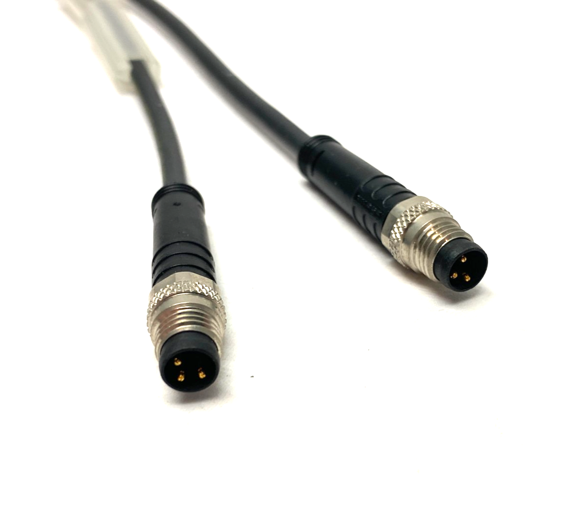 Escha YK-FK4M12-2AL-SSP3-0,3/0,3/S370 Splitter Y-Cable M12 to Dual M8 8075852 - Maverick Industrial Sales