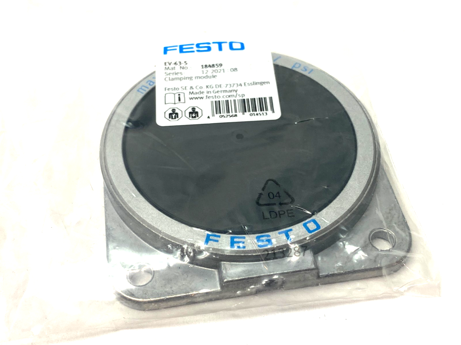 Festo EV-63-5 Clamping Module 184859 - Maverick Industrial Sales