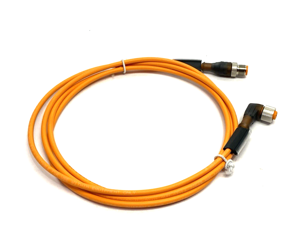 RST 4-RKWT 4-251/2M | Lumberg Automation Connection Cable M12 M/F 4-Pin Rt Angle - New – Open box - Maverick Industrial Sales