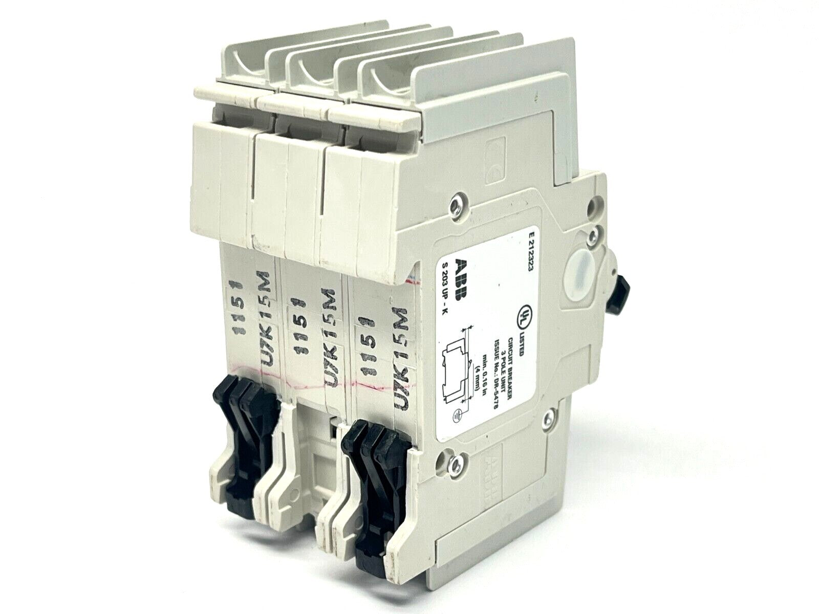 ABB S203UP-K15A Circuit Breaker 15A 480Y/277V E212323 - Maverick Industrial Sales