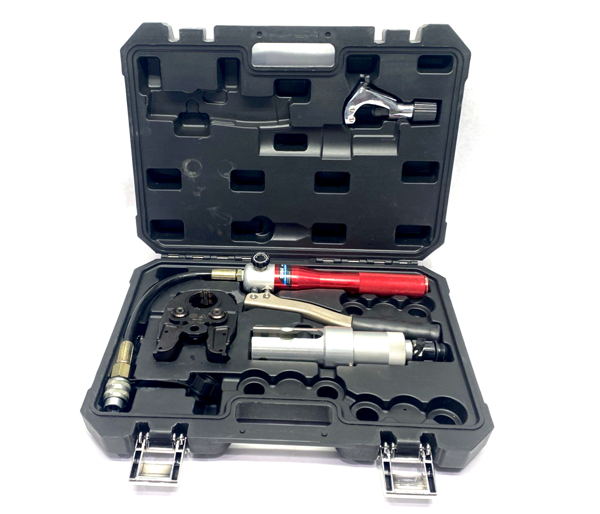 HT-1930 | Double Chen DBC-F1930 Copper Tube Crimping Tool Kit - Used - Maverick Industrial Sales