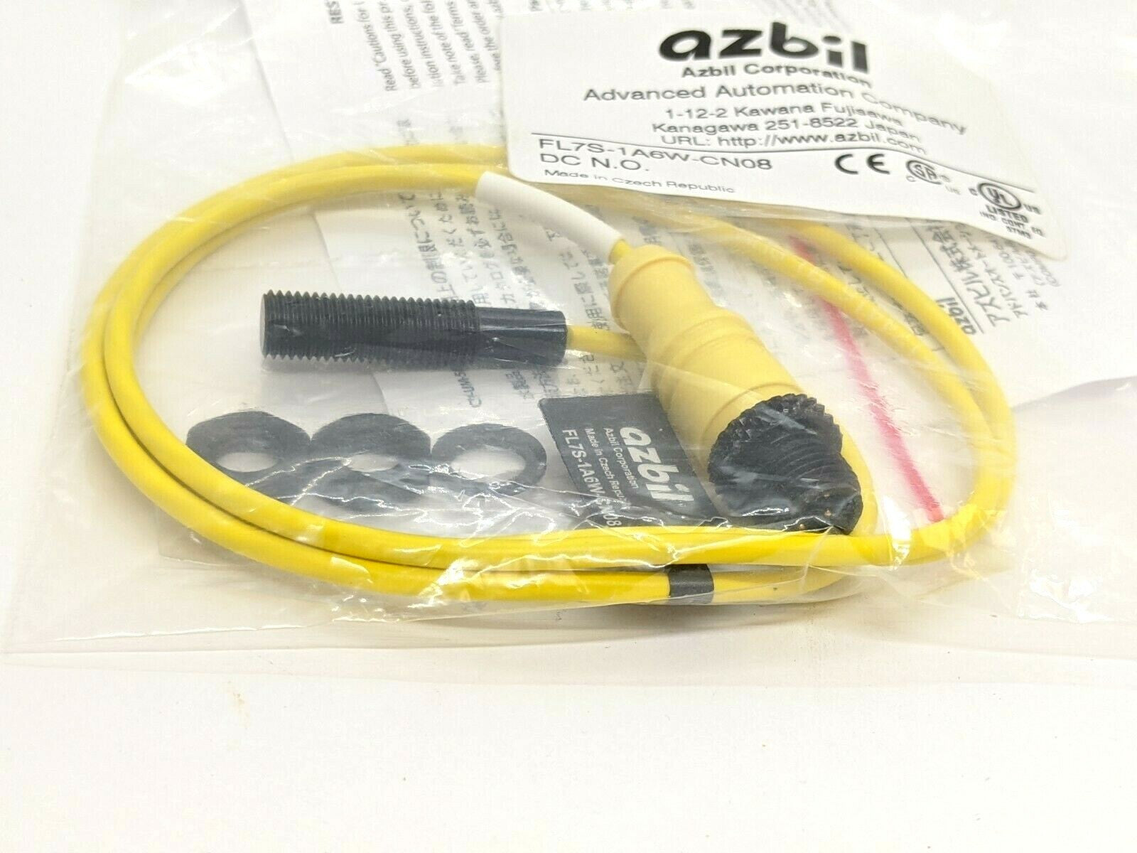 Azbil FL7S-1A6W-CN08 Cylindrical Proximity Sensor - Maverick Industrial Sales