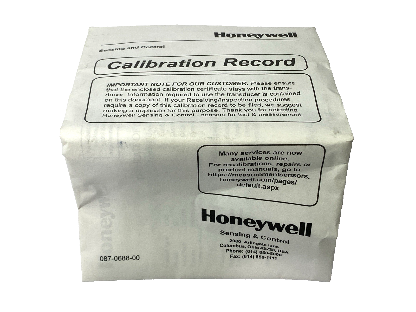Honeywell AL131EN Load Cell Sensor - Maverick Industrial Sales