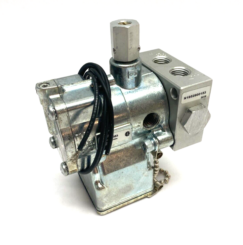 Parker N1952900153 Mini King Solenoid Valve 20-140psi 120/60VAC - Maverick Industrial Sales