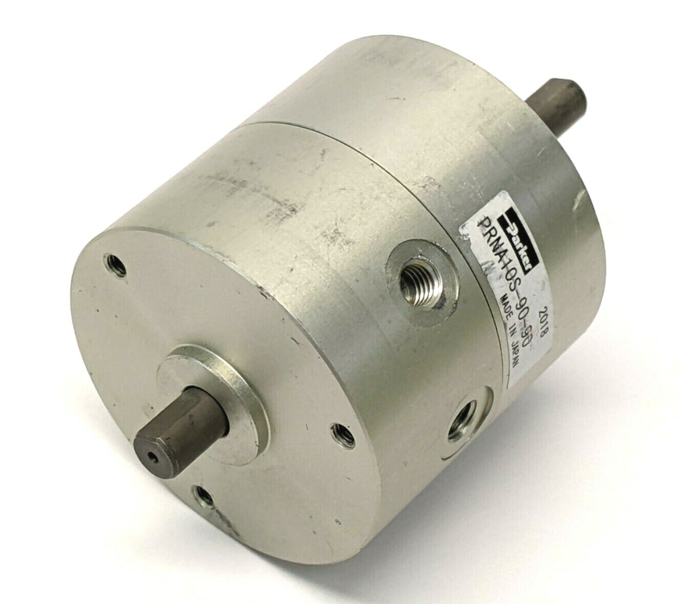 PRNA10S-90-90 | Parker Compact Pneumatic Rotary Actuator, Single Vane, Fixed 90° - Used - Maverick Industrial Sales