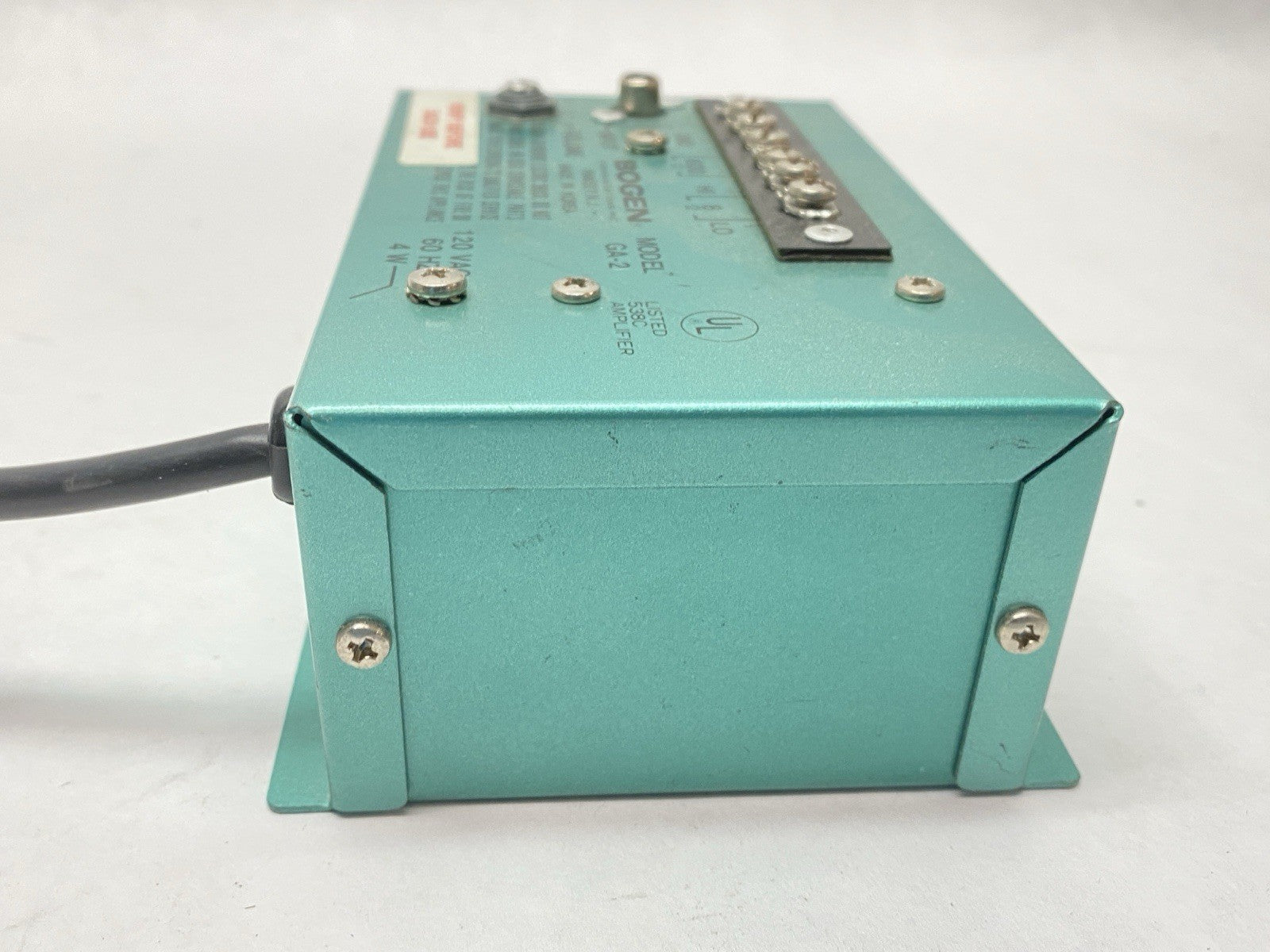 GA-2 | Bogen Utility Amplifier 120V 600ohm 8ohm Solid State - Used - Maverick Industrial Sales