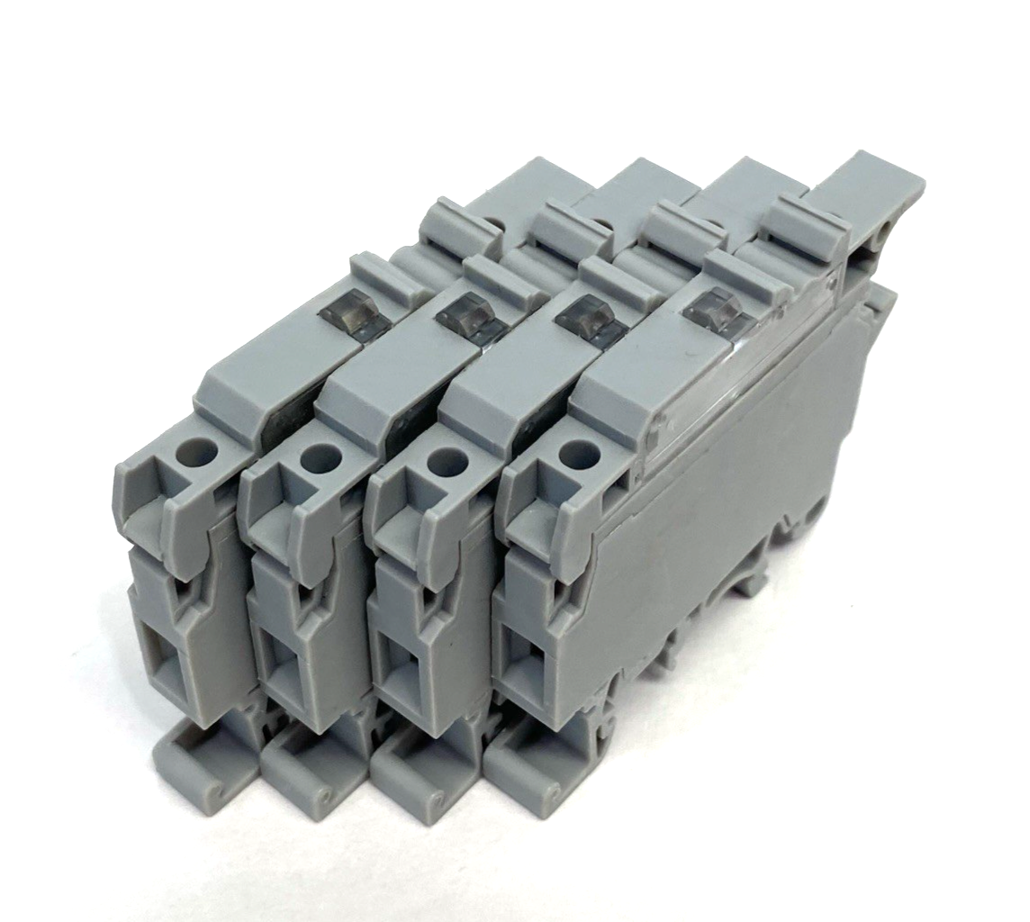 | Altech CF4U Fuseblock, Terminal Block, DIN Rail, LOT OF 4 - New – Open box - Maverick Industrial Sales