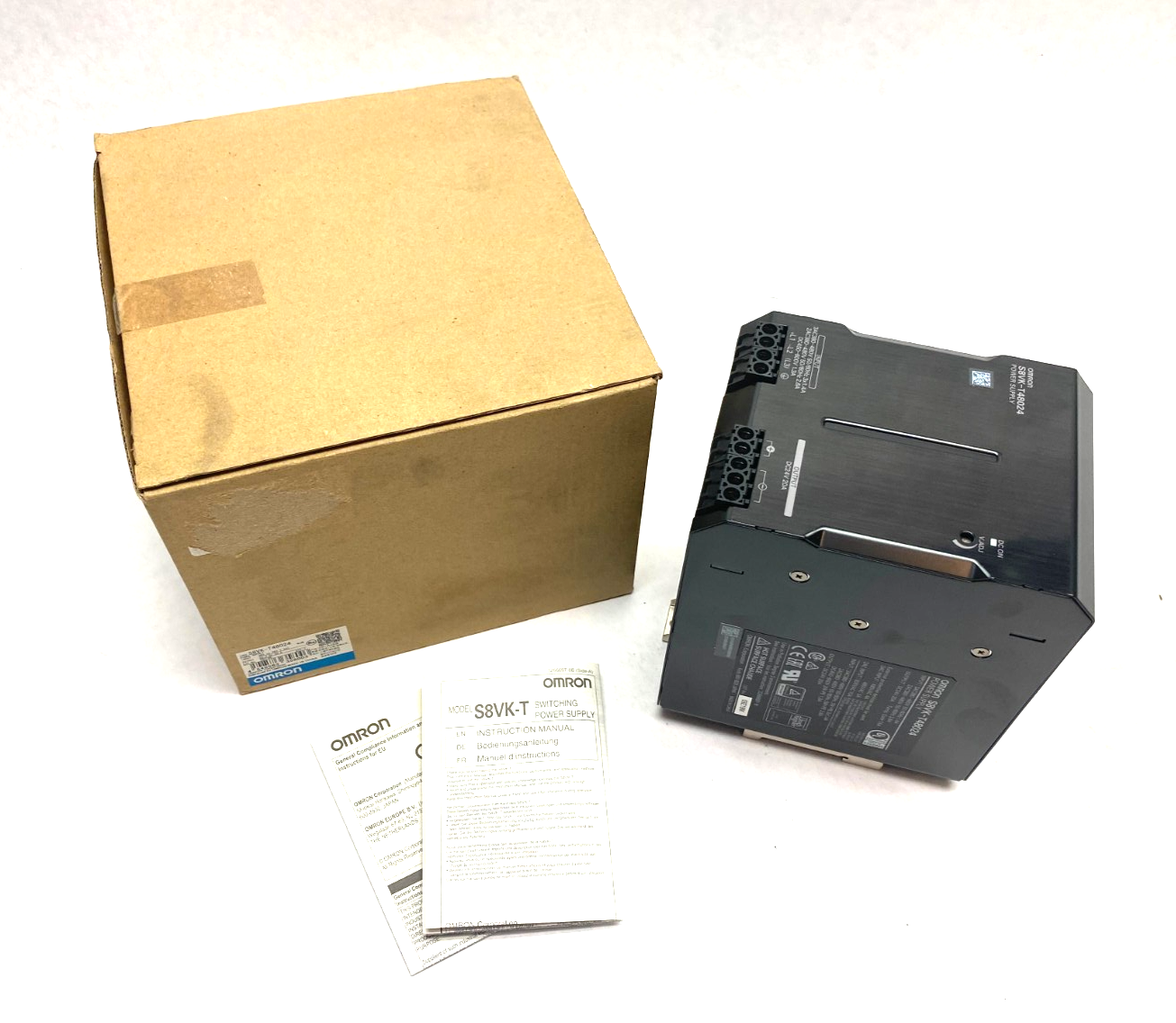 Omron S8VK-T48024 Switch Mode Power Supply, 480W Capacity, 24V Output - Maverick Industrial Sales