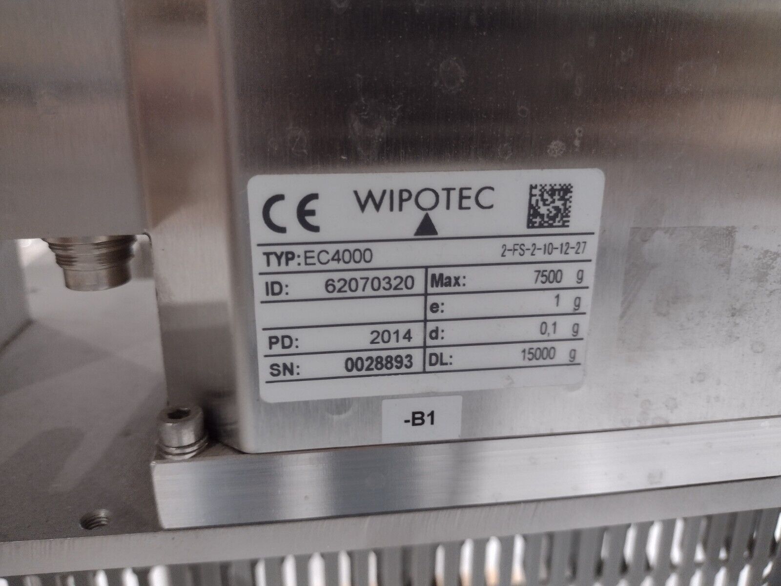OCS Checkweighers Type EC Wipotec - Maverick Industrial Sales
