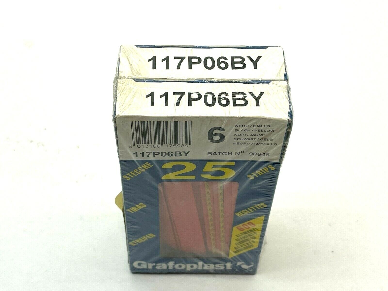 Grafoplast 117P06BY Wiremarker Strips LOT OF 50 - Maverick Industrial Sales