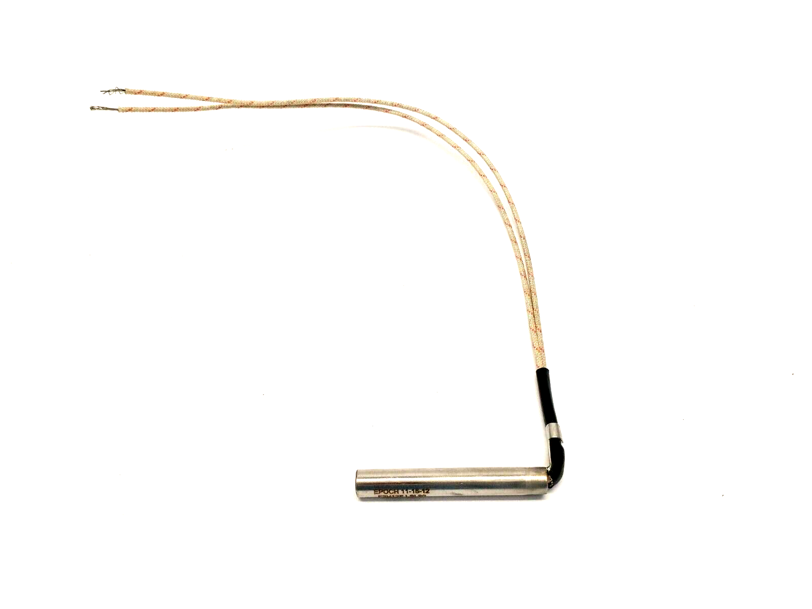 Epoch F2H12FLSL90 Cartridge Heater 3/8" x 2-1/2" 120V 200W 90 Degree Clip - Maverick Industrial Sales