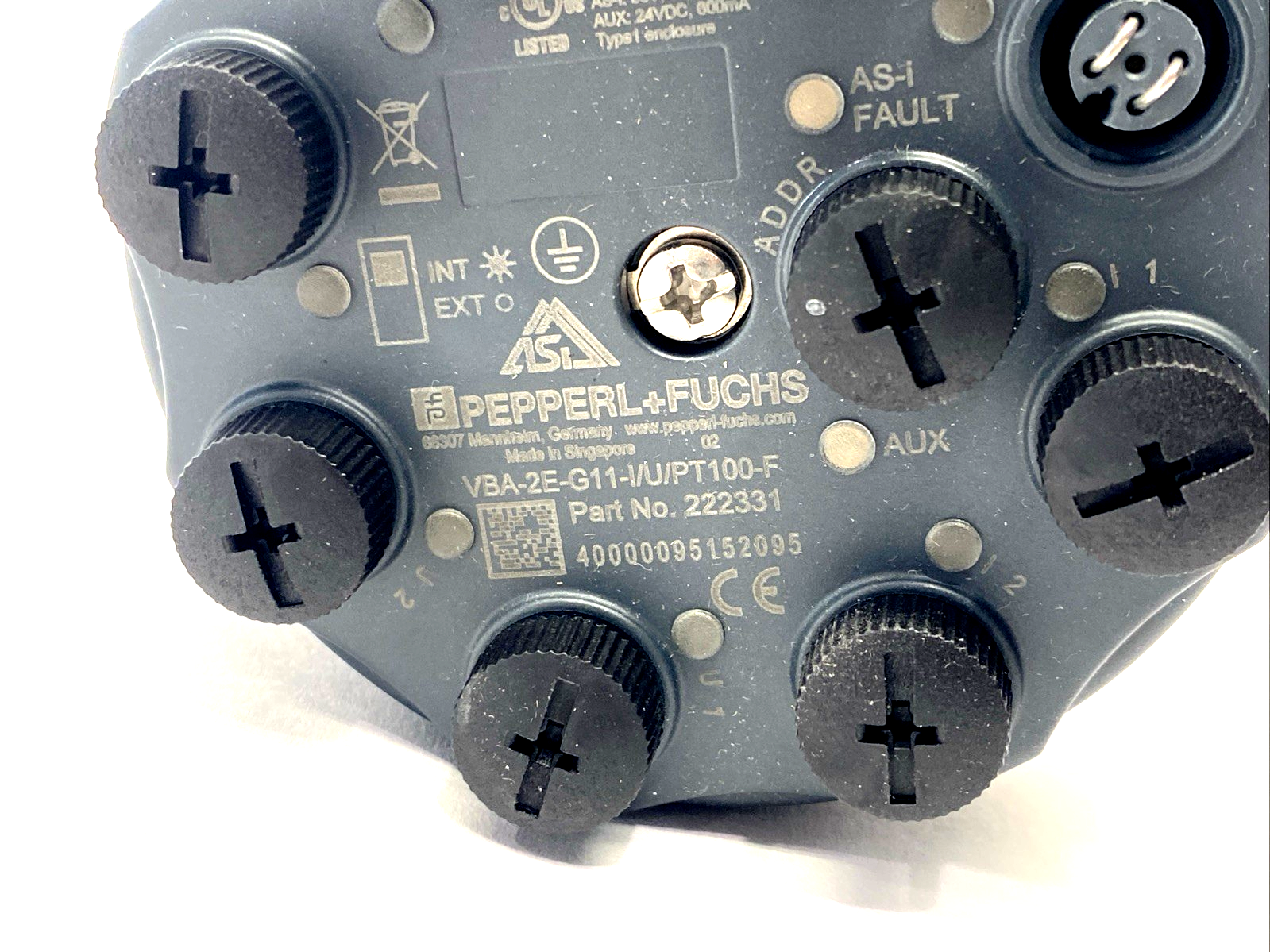 Pepperl+Fuchs VBA-2E-G11-I/U/PT100-F AS-Interface Analog Module 222331 - Maverick Industrial Sales