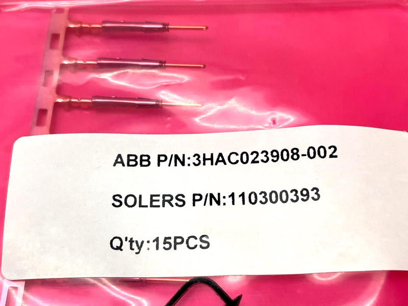 ABB 3HAC023908-002 Contact Pin SM24W3S26 PKG OF 15 - Maverick Industrial Sales