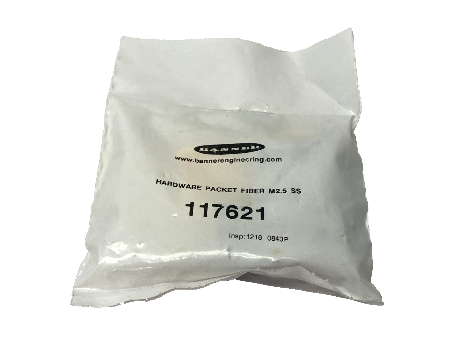Banner 117621 Hardware Packet Fiber M2.5 SS - Maverick Industrial Sales