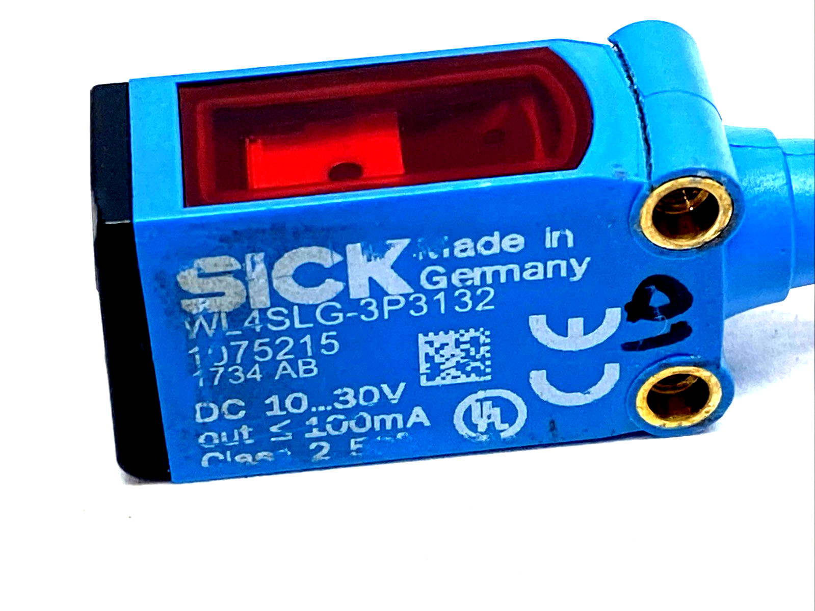 Sick WL4SLG-3P3132 Photoelectric Sensor M8 3-Pin Male 100mm Cable Type 1075215 - Maverick Industrial Sales