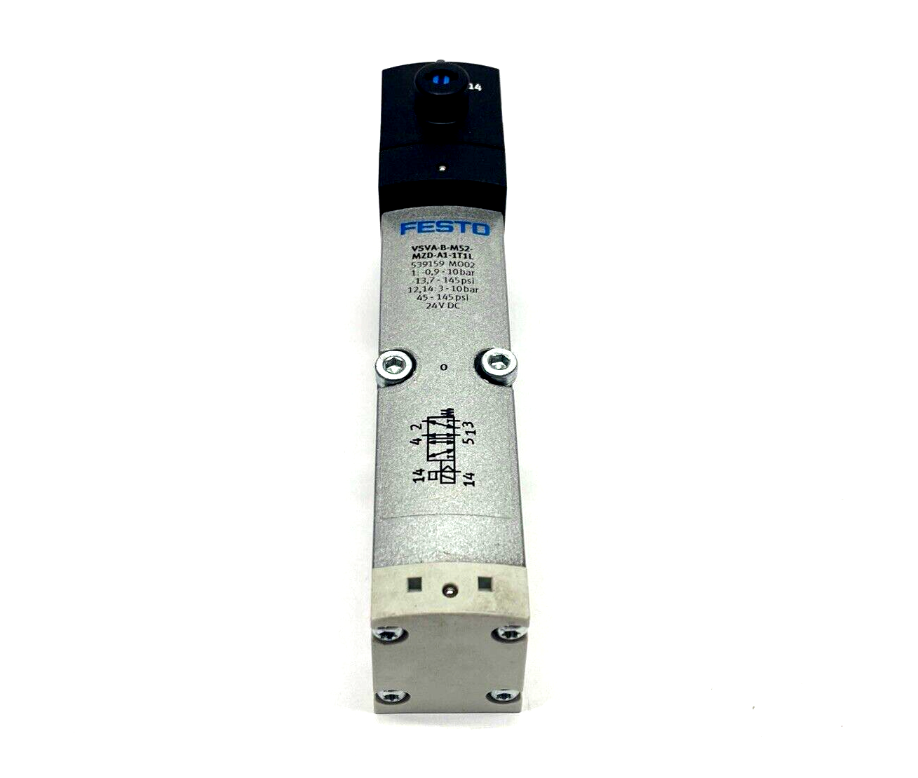 Festo VSVA-B-M52-MZD-A1-1T1L Air Solenoid Valve 5/2 Monostable 1100 L/min 539159 - Maverick Industrial Sales