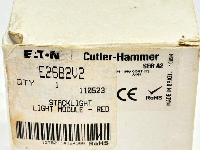 Eaton Cutler Hammer E26B2V2 Stacklight Module Red 24VDC - Maverick Industrial Sales