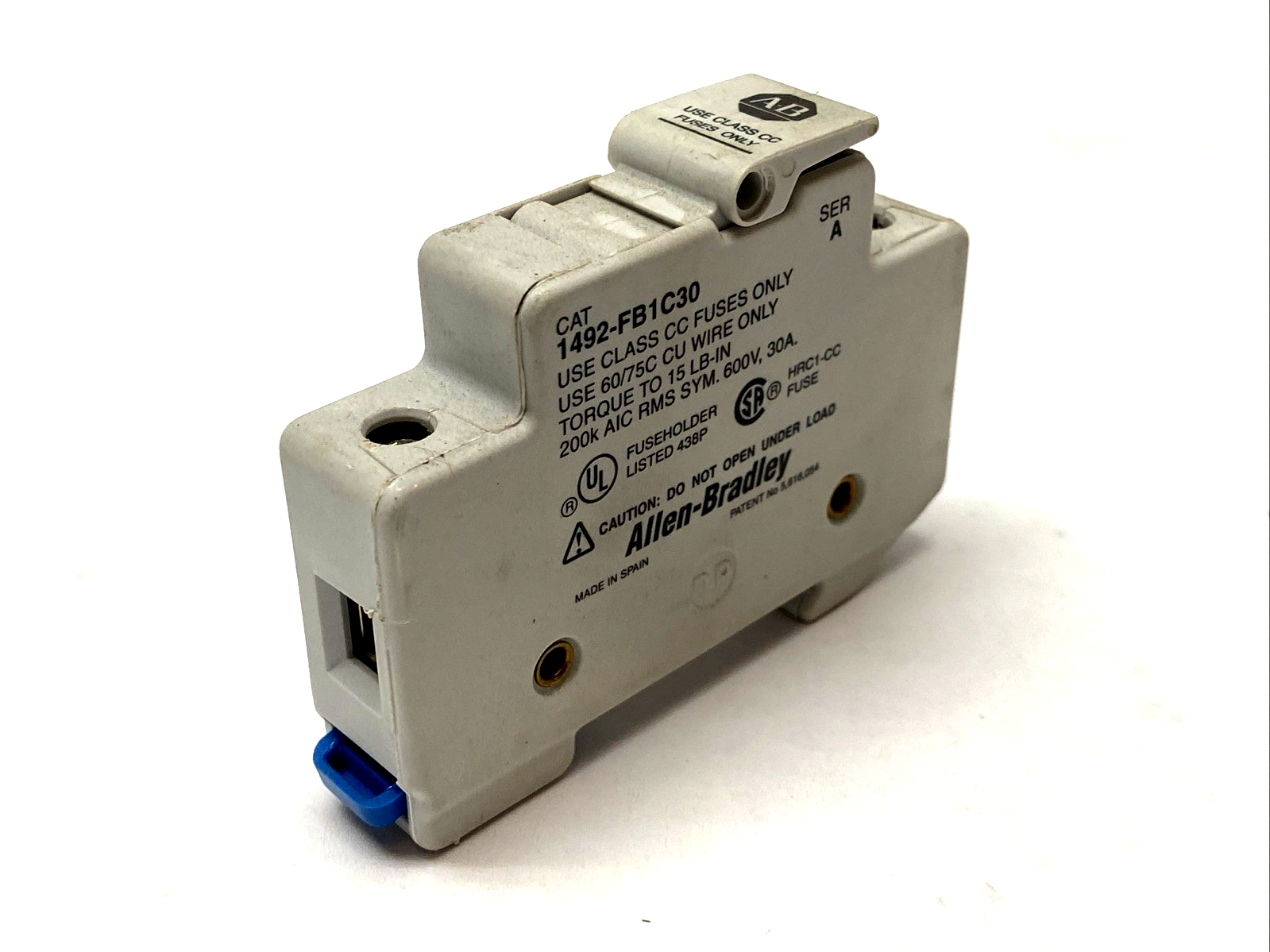 Allen Bradley 1492-FB1C30 Ser. A Fuse Holder LOT OF 4 - Maverick Industrial Sales