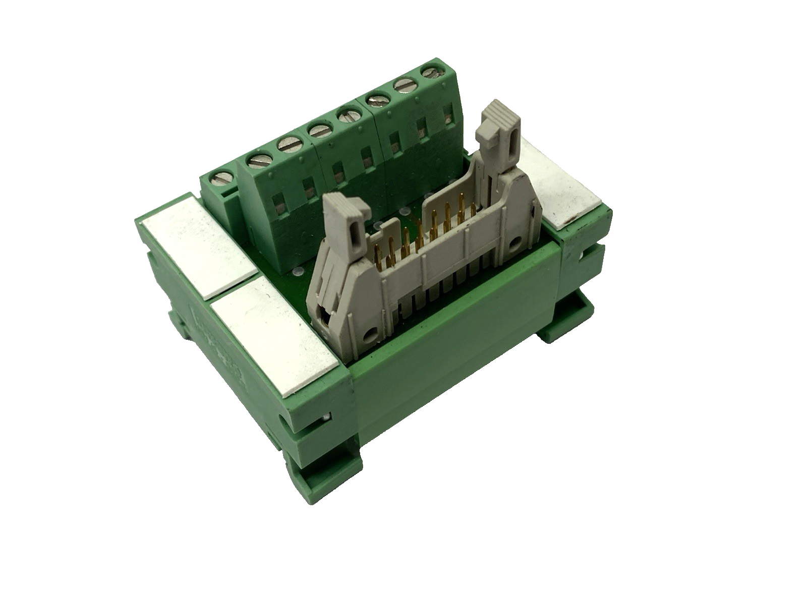UM 45-FLK14 | Phoenix Contact Termination Board 2962557 BROKEN DIN LATCH - Used - Maverick Industrial Sales